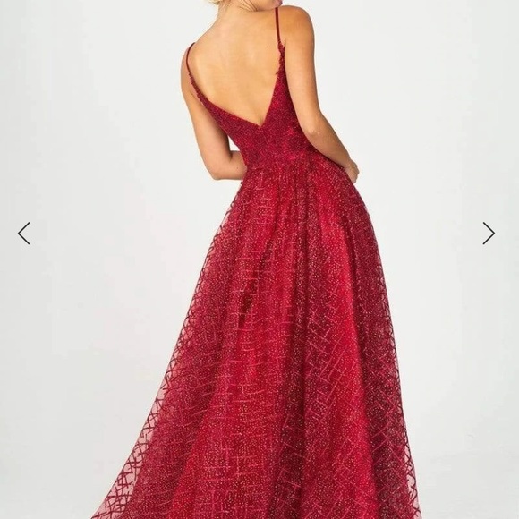 Eureka Prom/Evening Dress, Navy, Size Large - Picture 5 of 6